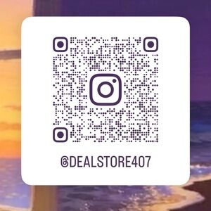 Instagram QR Scan Sticker in Deep Purple